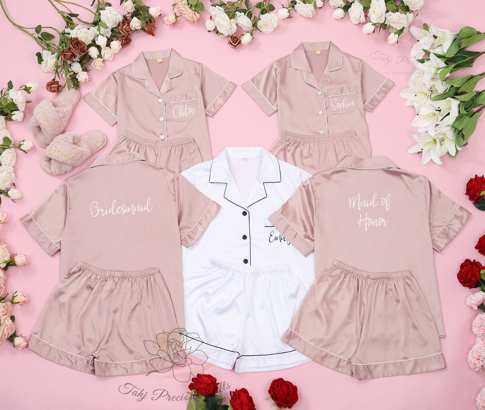 ec_product:1753072635:01 · Personalized Bridesmaid Pajamas, Matching Bridesmaid PJs, Bride Pajamas, Bachelorette Party Gifts