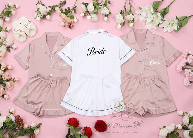 ec_product:1753072635:02 · Personalized Bridesmaid Pajamas, Matching Bridesmaid PJs, Bride Pajamas, Bachelorette Party Gifts