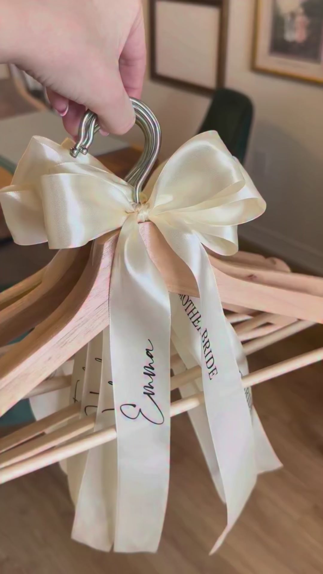 Bridal Hanger, Wedding Name Hanger, Personalized Hanger, Wedding Custom Hanger, Dress Hanger. Wedding Gifts